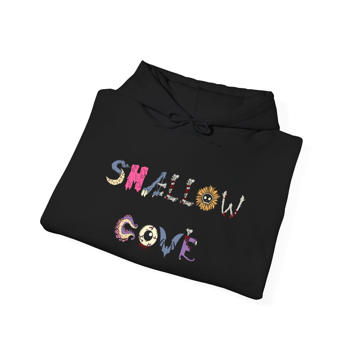 Shallow Cove with white lettering Unisex Heavy Blend™ Hooded Sweatshirt
