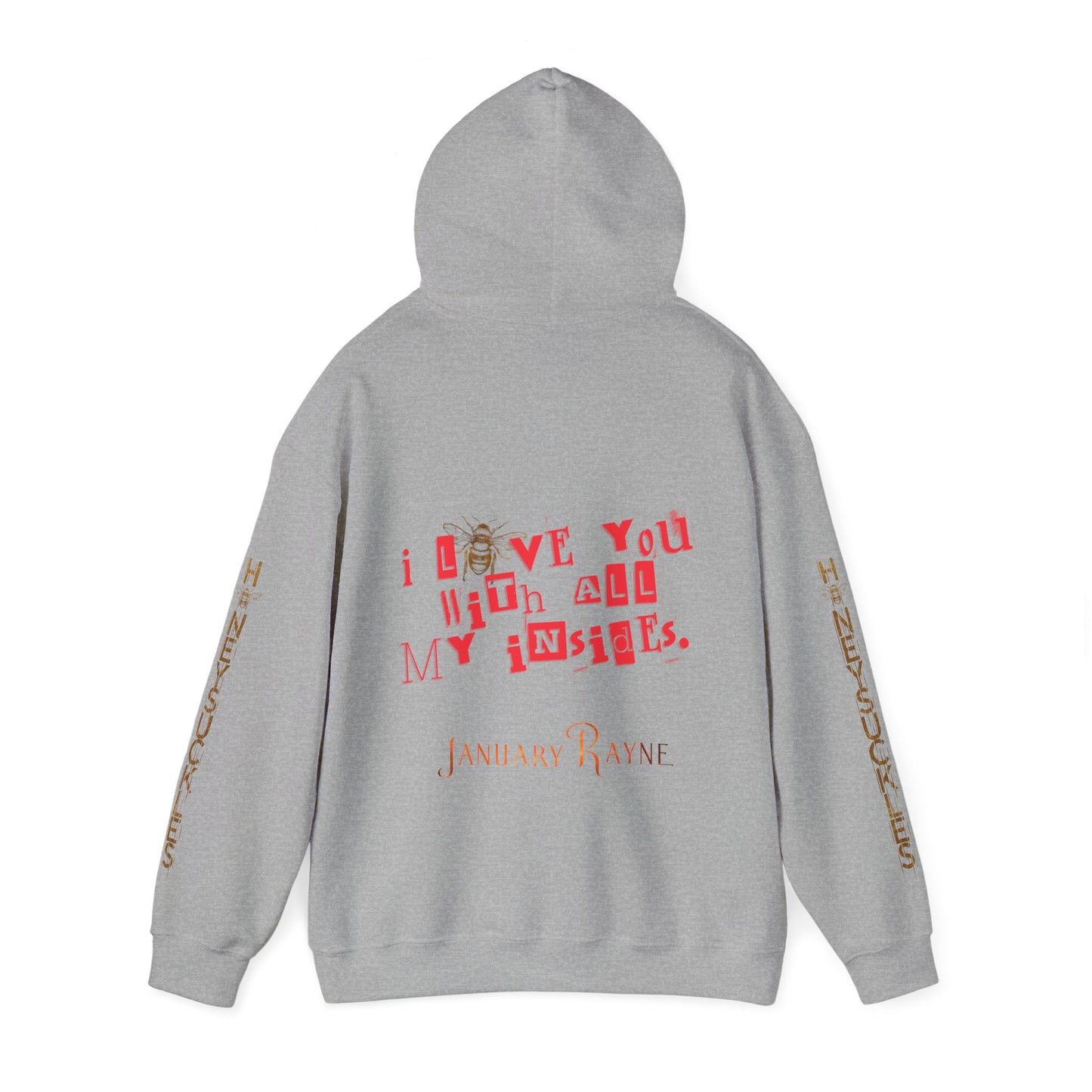 I love you with all my insides Unisex Heavy Blend™ Hooded Sweatshirt
