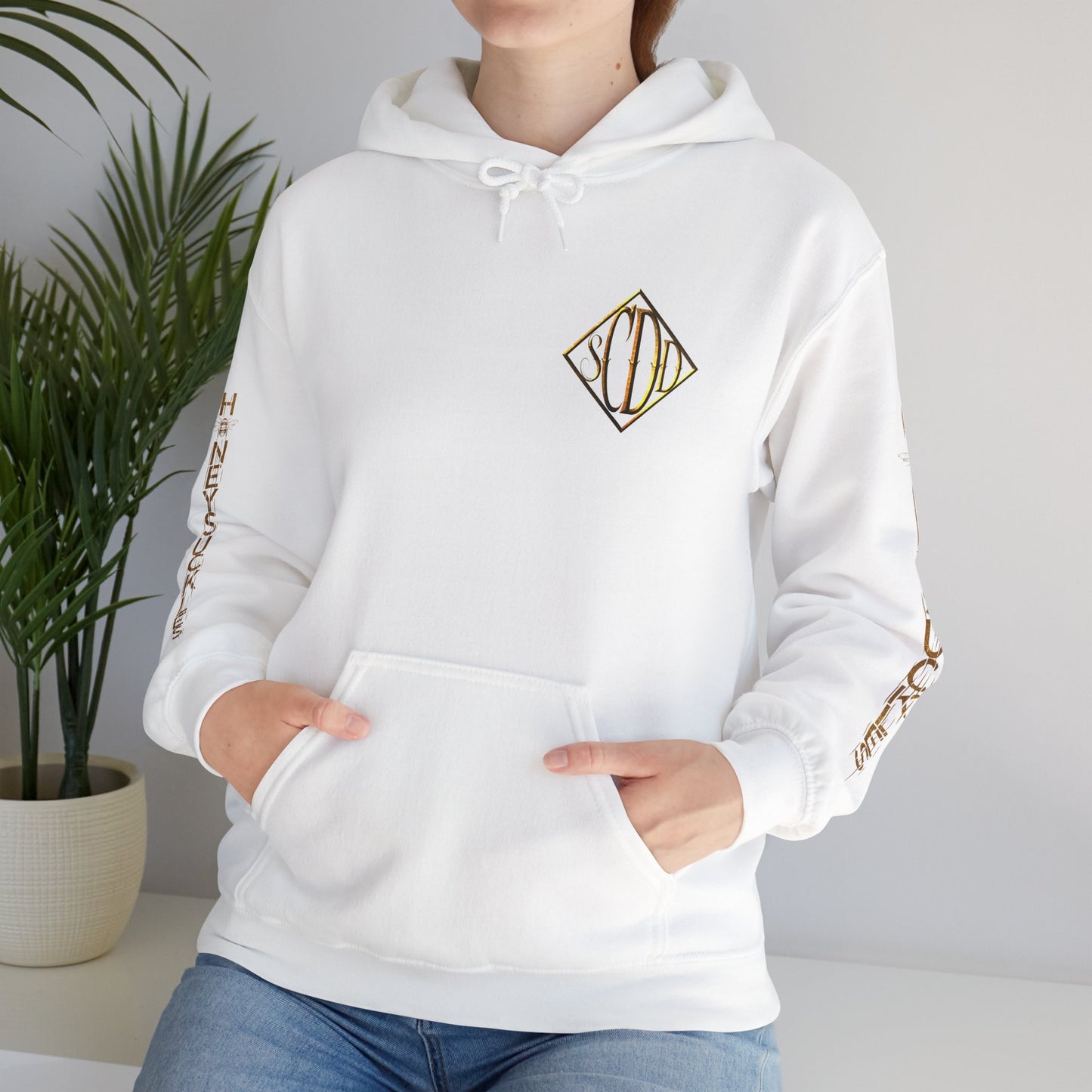 I love you with all my insides Unisex Heavy Blend™ Hooded Sweatshirt