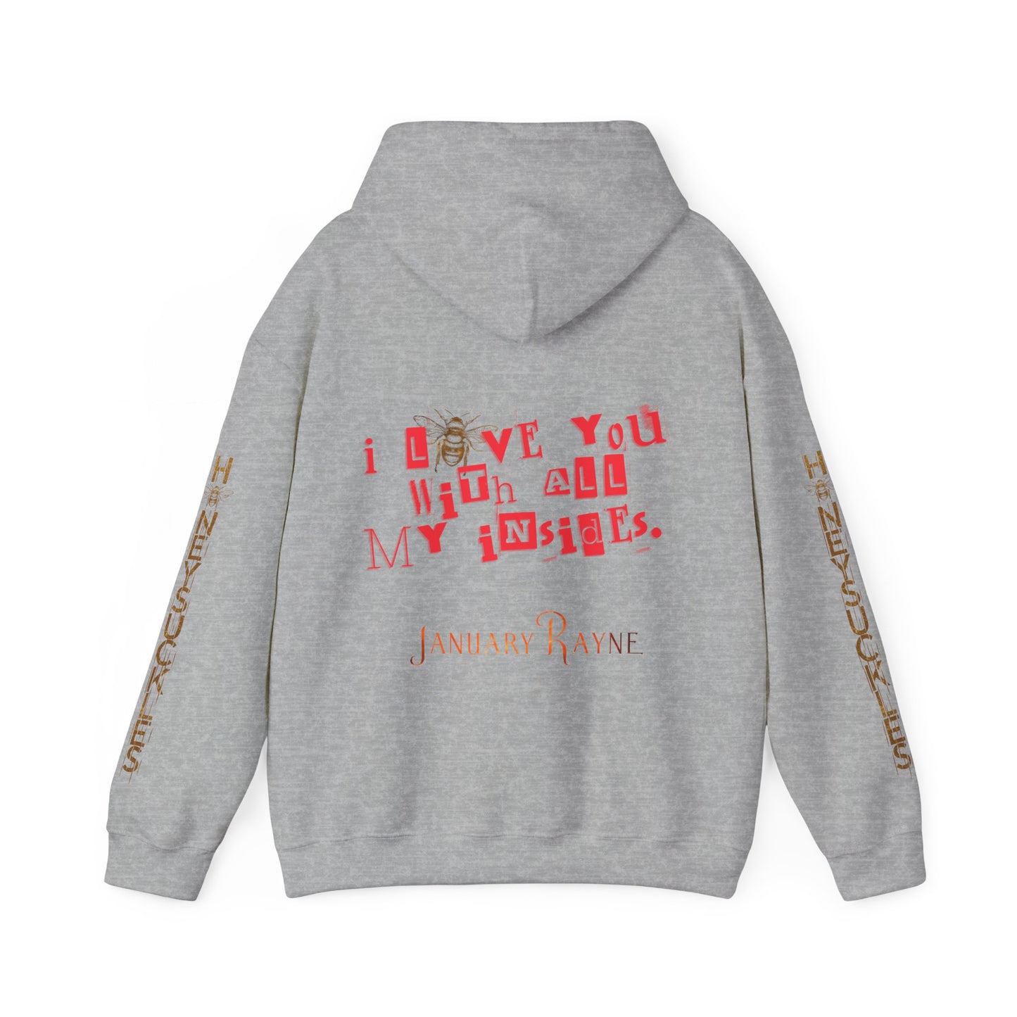 I love you with all my insides Unisex Heavy Blend™ Hooded Sweatshirt