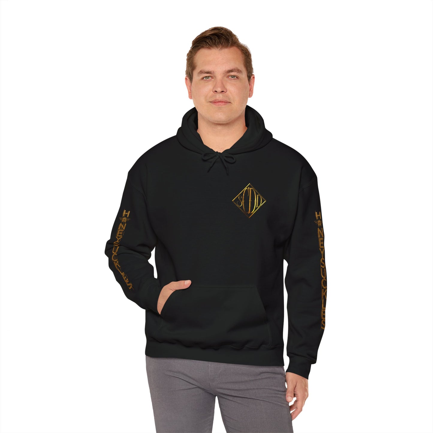 I love you with all my insides Unisex Heavy Blend™ Hooded Sweatshirt