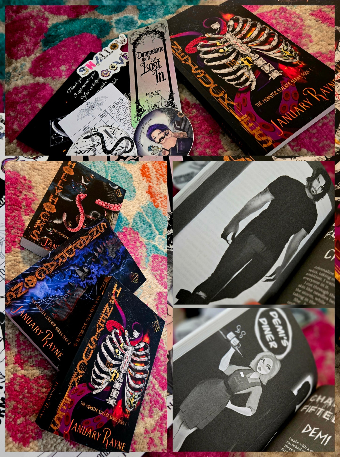 Signed Paperback of Honeysuckles