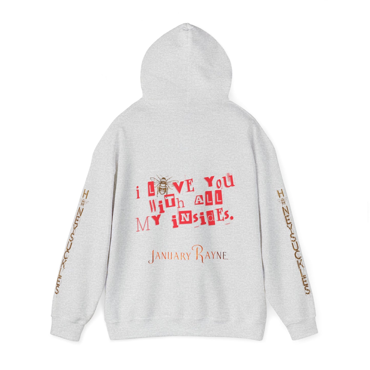 I love you with all my insides Unisex Heavy Blend™ Hooded Sweatshirt