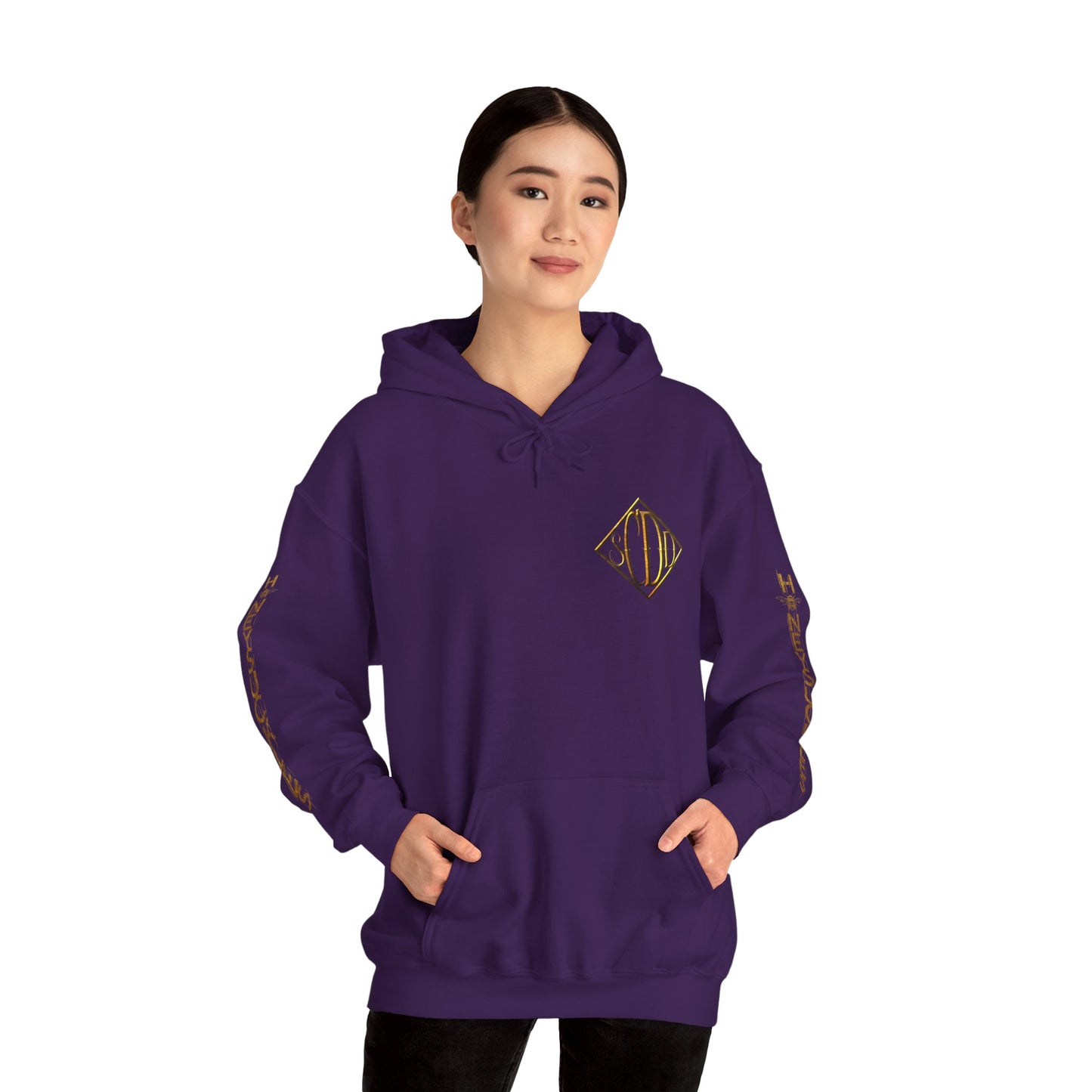 I love you with all my insides Unisex Heavy Blend™ Hooded Sweatshirt