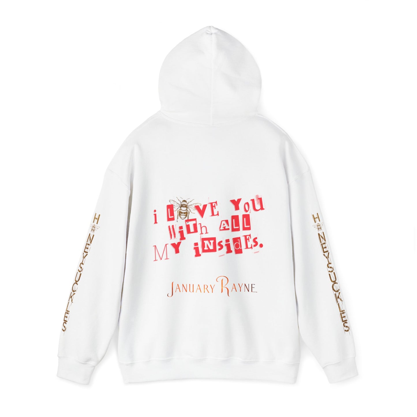 I love you with all my insides Unisex Heavy Blend™ Hooded Sweatshirt