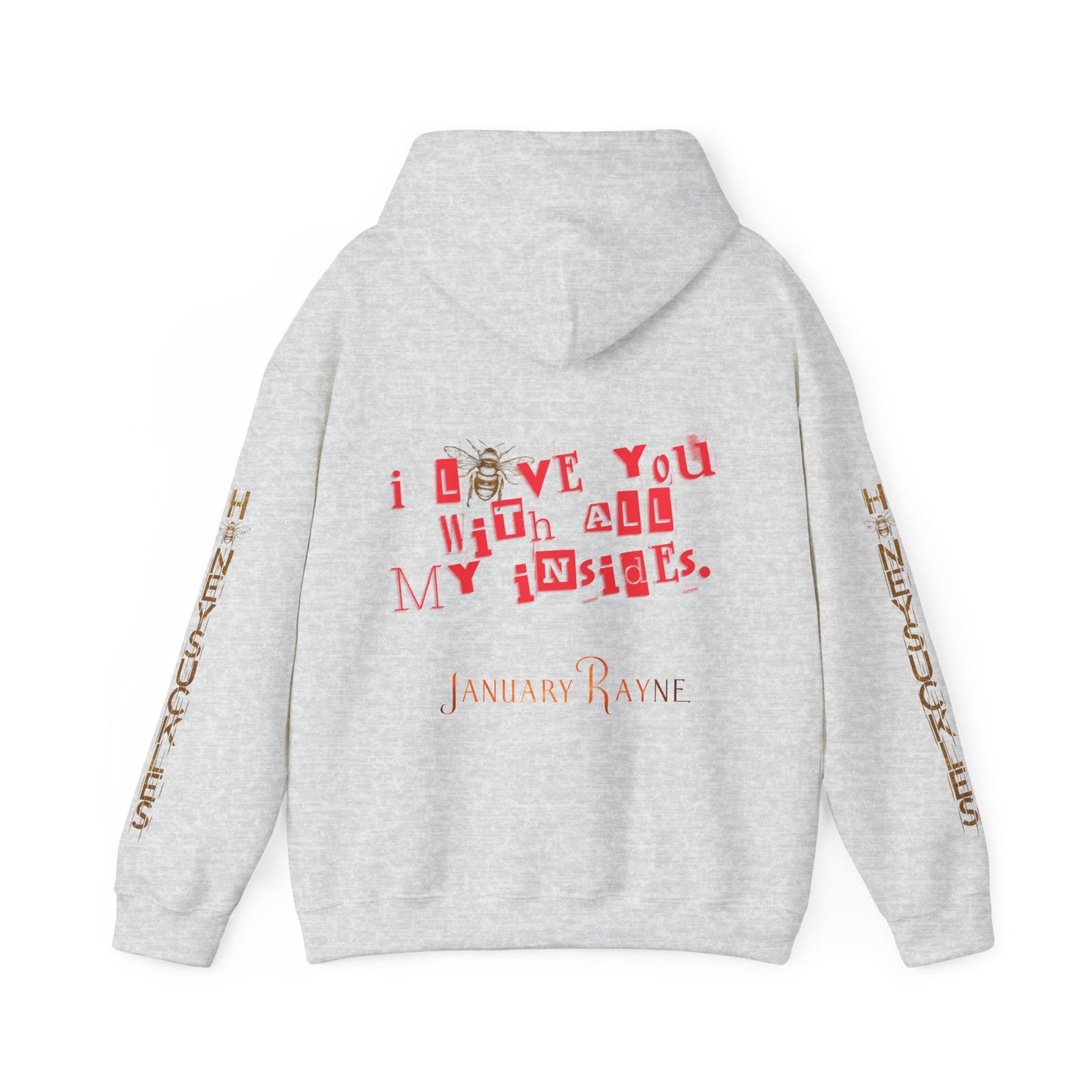 I love you with all my insides Unisex Heavy Blend™ Hooded Sweatshirt