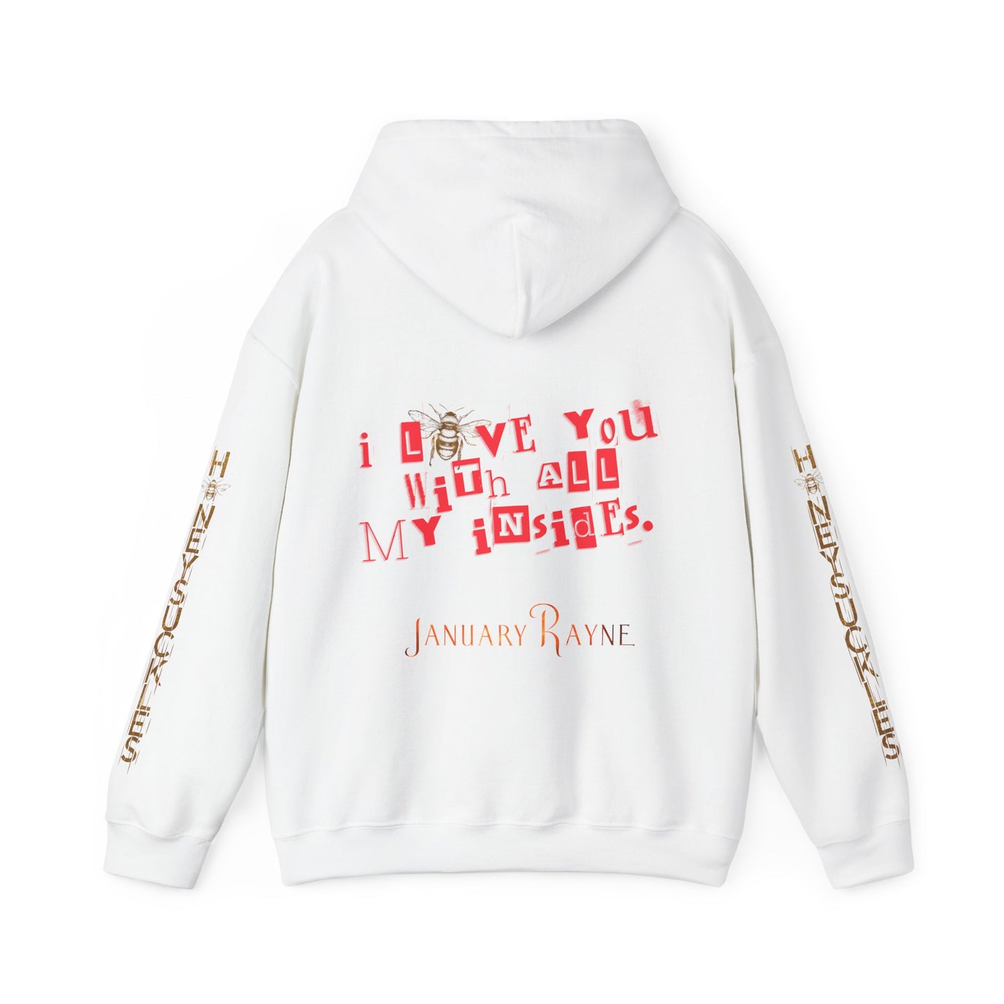 I love you with all my insides Unisex Heavy Blend™ Hooded Sweatshirt