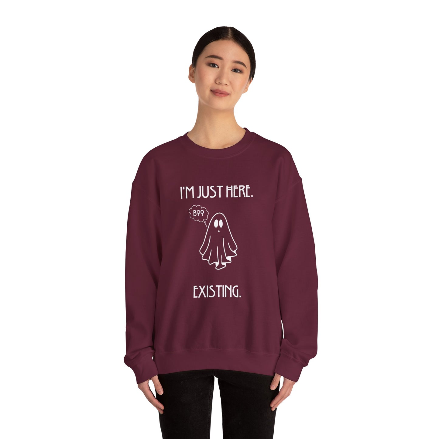 January Quote Lazy Unisex Heavy Blend™ Crewneck Sweatshirt