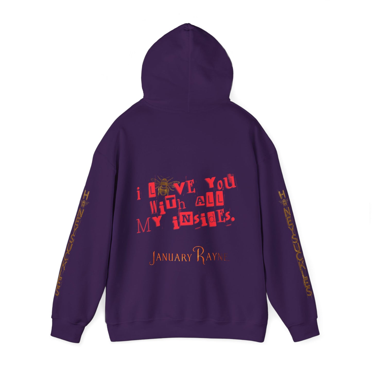 I love you with all my insides Unisex Heavy Blend™ Hooded Sweatshirt