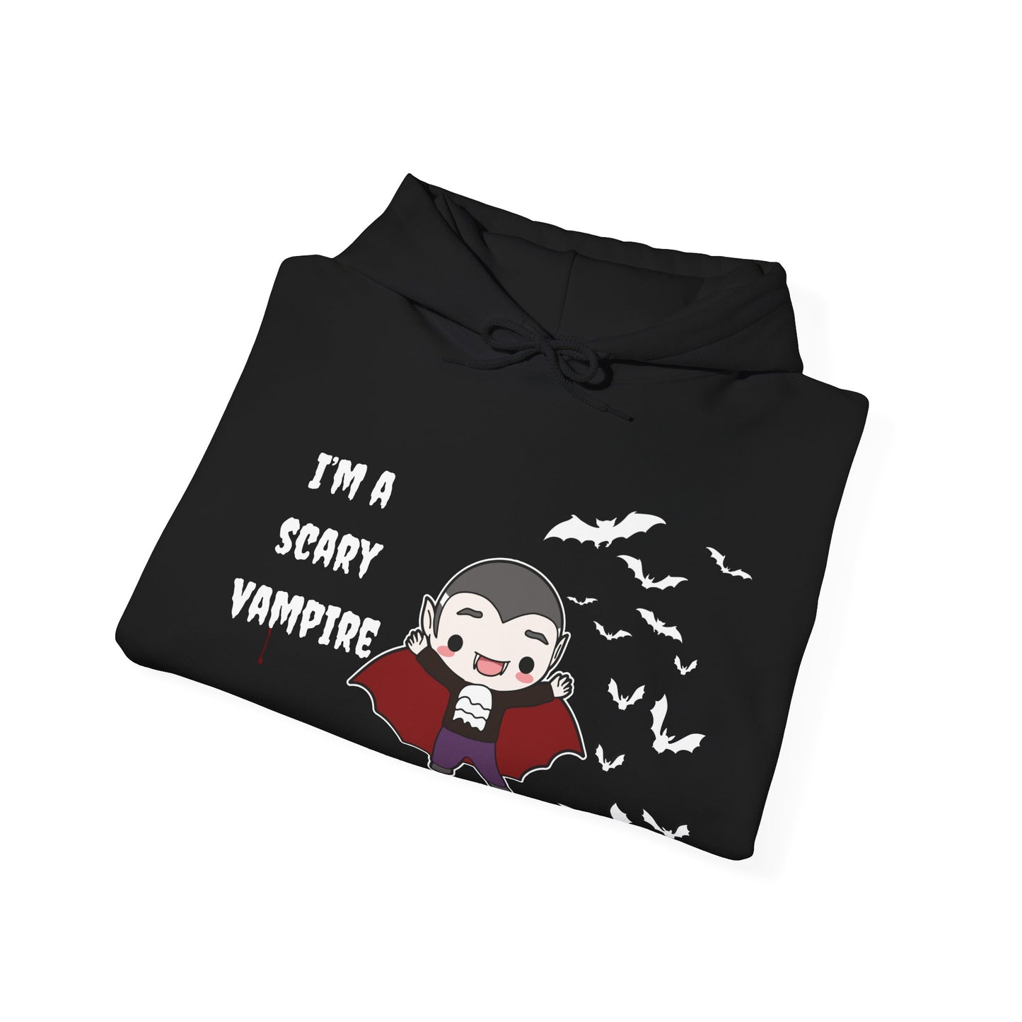 Scary Vampire Unisex Heavy Blend™ Hooded Sweatshirt