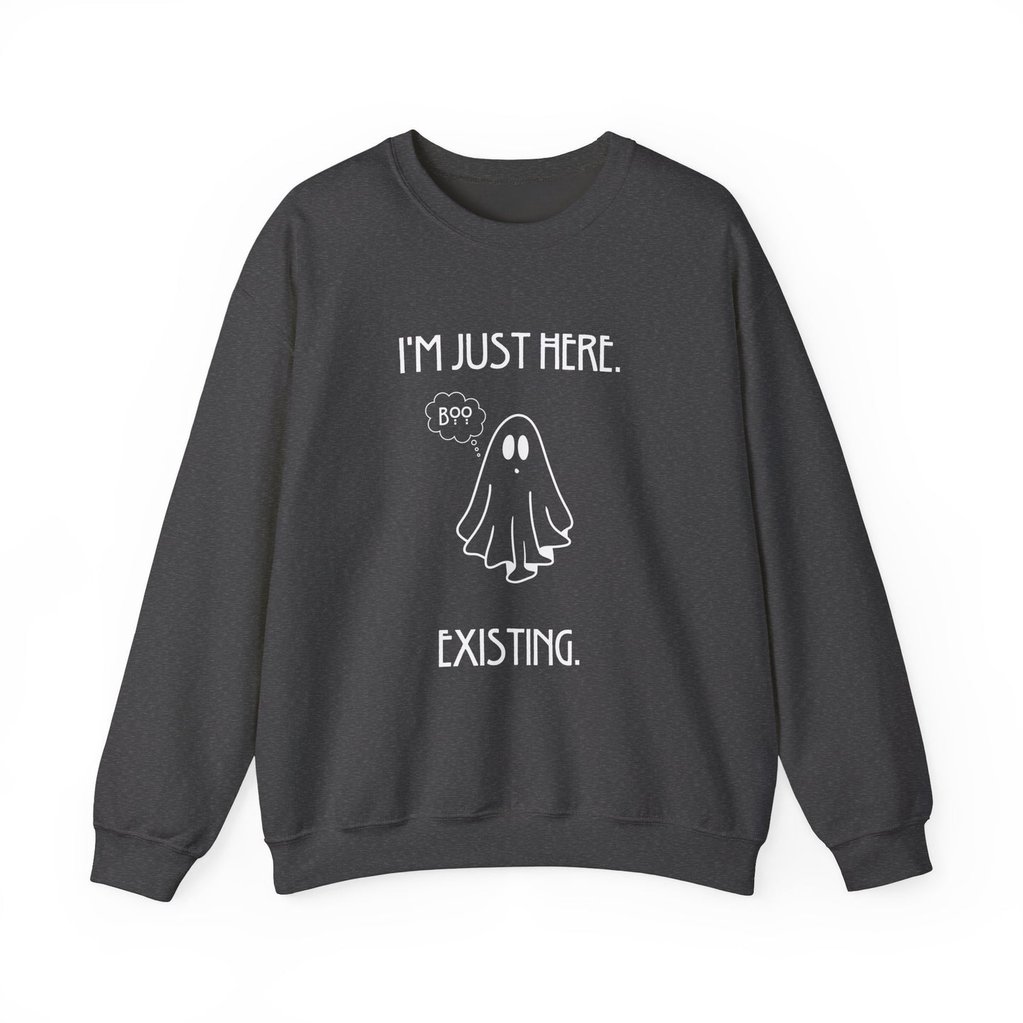 January Quote Lazy Unisex Heavy Blend™ Crewneck Sweatshirt