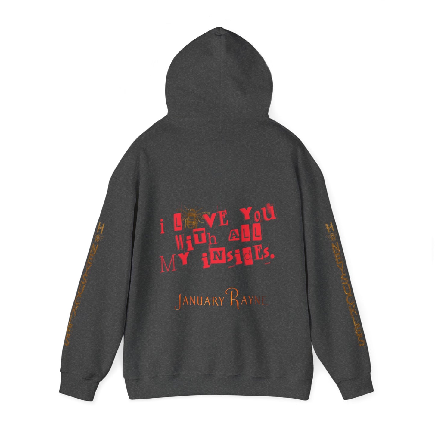 I love you with all my insides Unisex Heavy Blend™ Hooded Sweatshirt