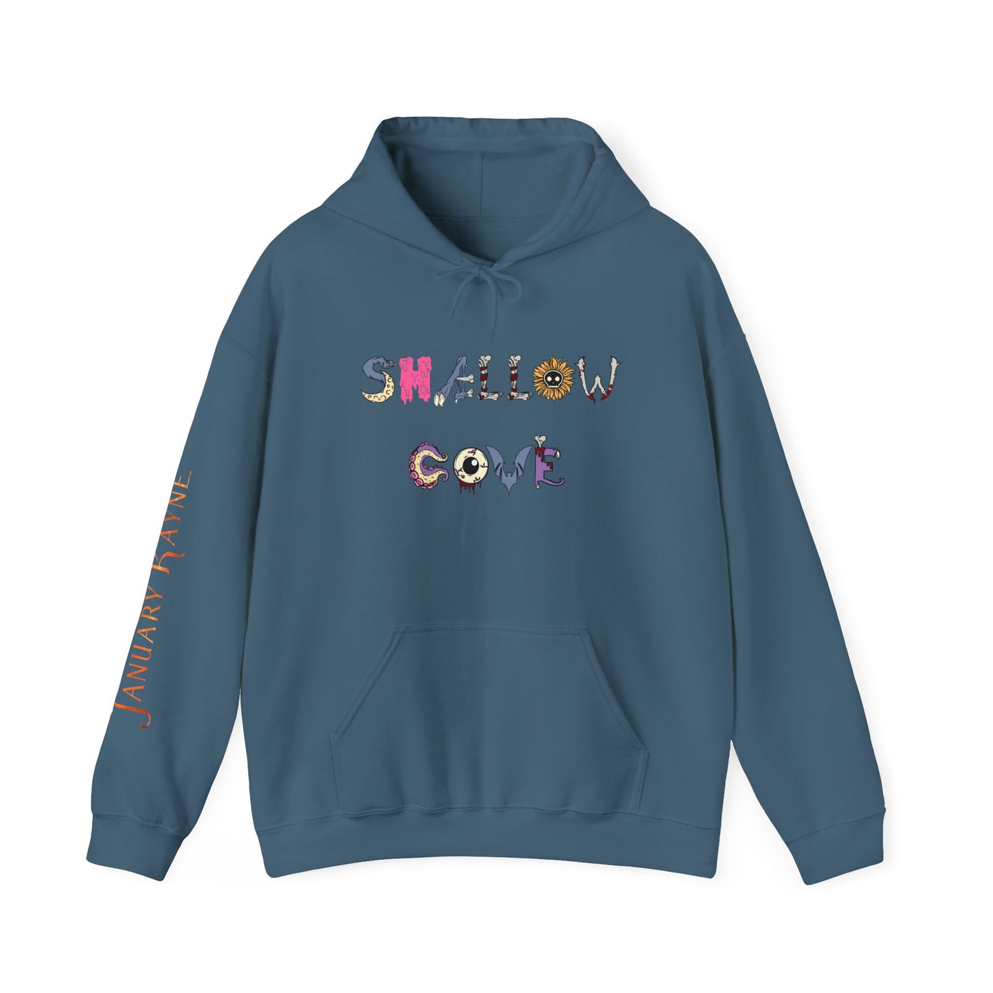 Shallow Cove with white lettering Unisex Heavy Blend™ Hooded Sweatshirt