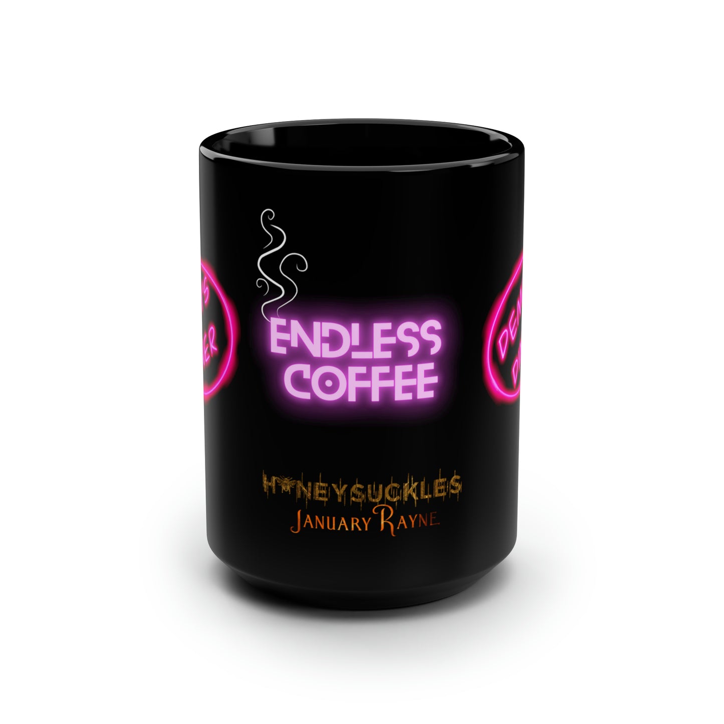 Demi's Diner Black Mug, 15oz