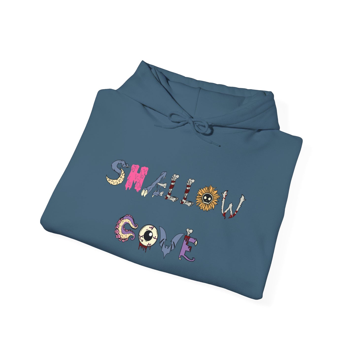 Shallow Cove with white lettering Unisex Heavy Blend™ Hooded Sweatshirt