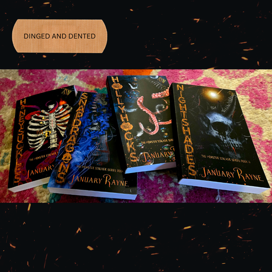 Dinged and Dented - The Monster Stalker Series Bundle (Books 1-4) - Each Signed by January Rayne
