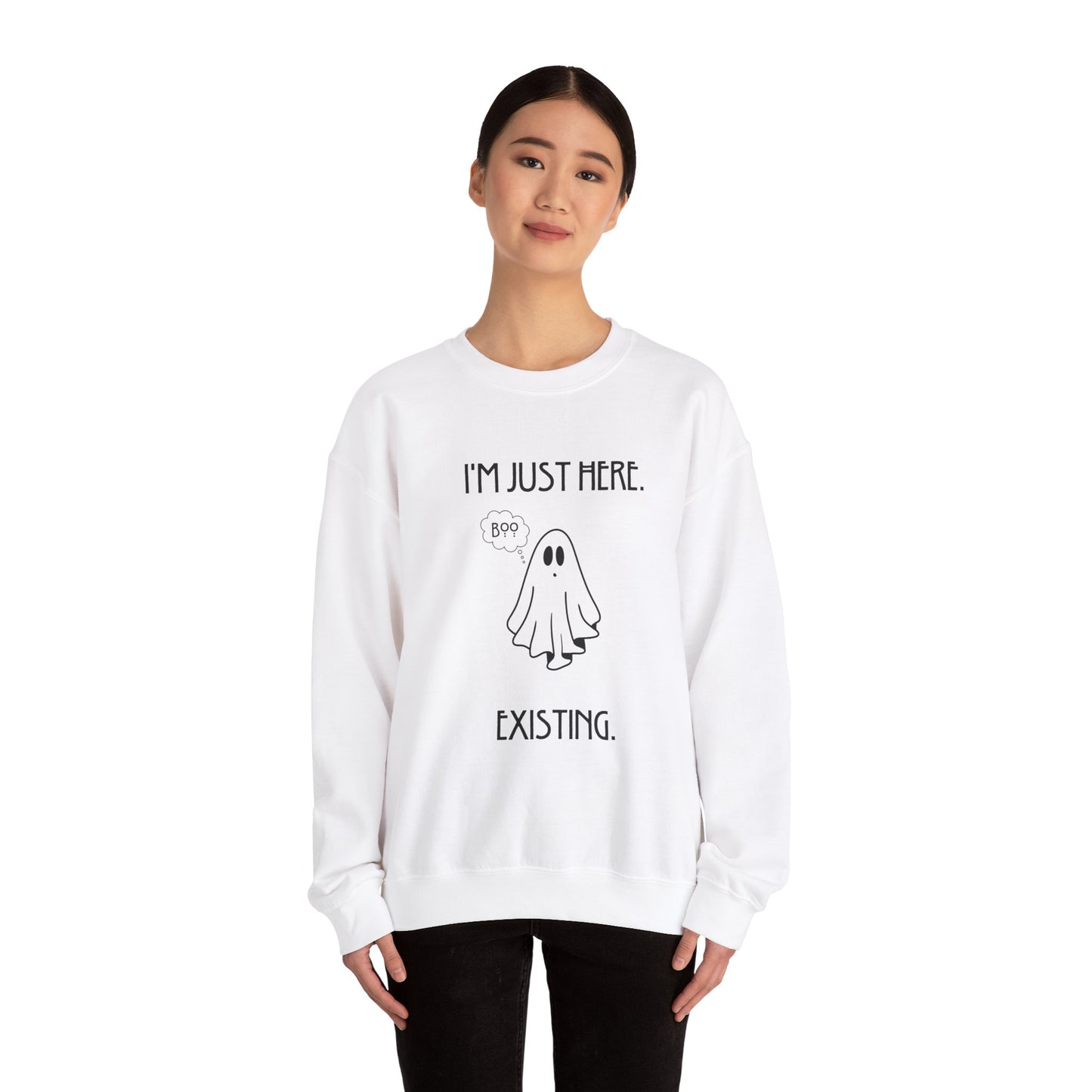 January Quote Lazy Unisex Heavy Blend™ Crewneck Sweatshirt