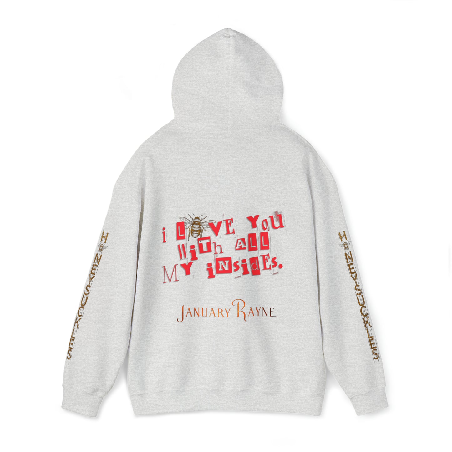 I love you with all my insides Unisex Heavy Blend™ Hooded Sweatshirt