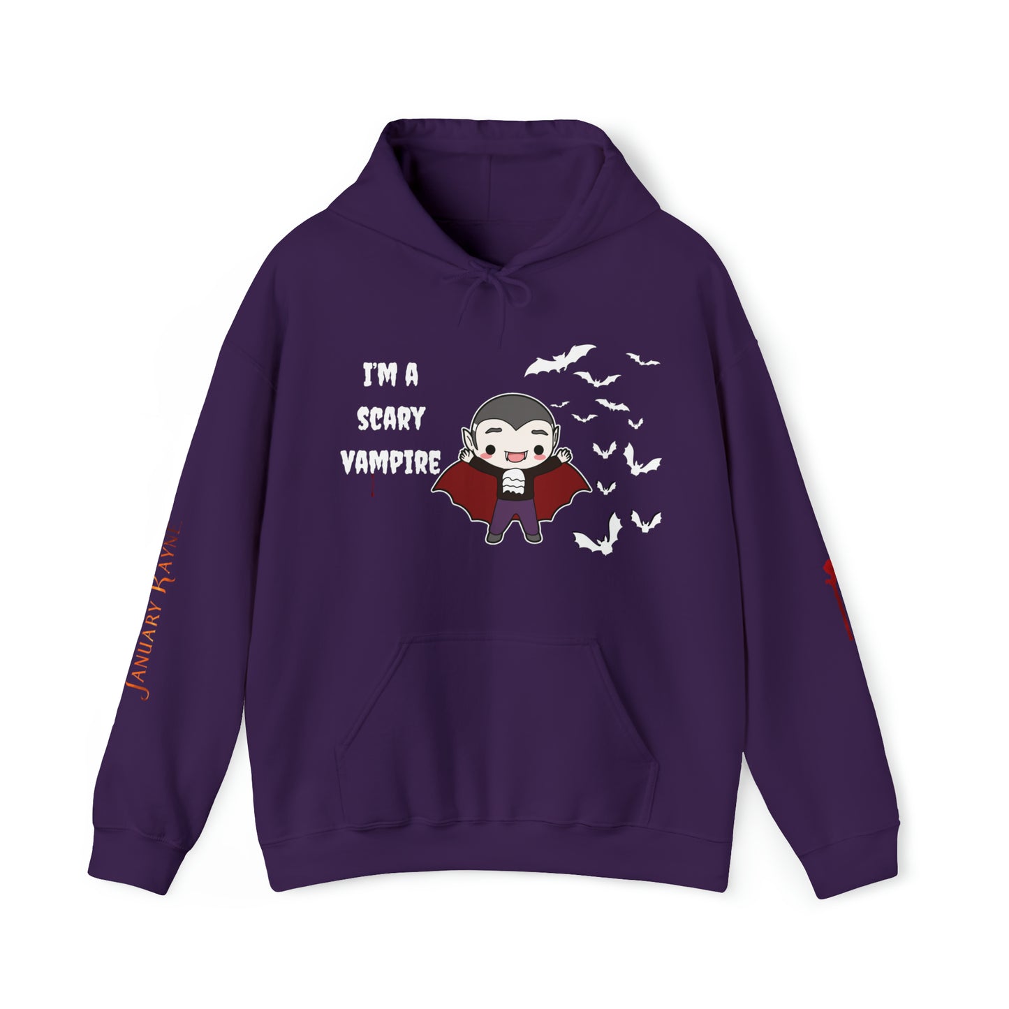 Scary Vampire Unisex Heavy Blend™ Hooded Sweatshirt
