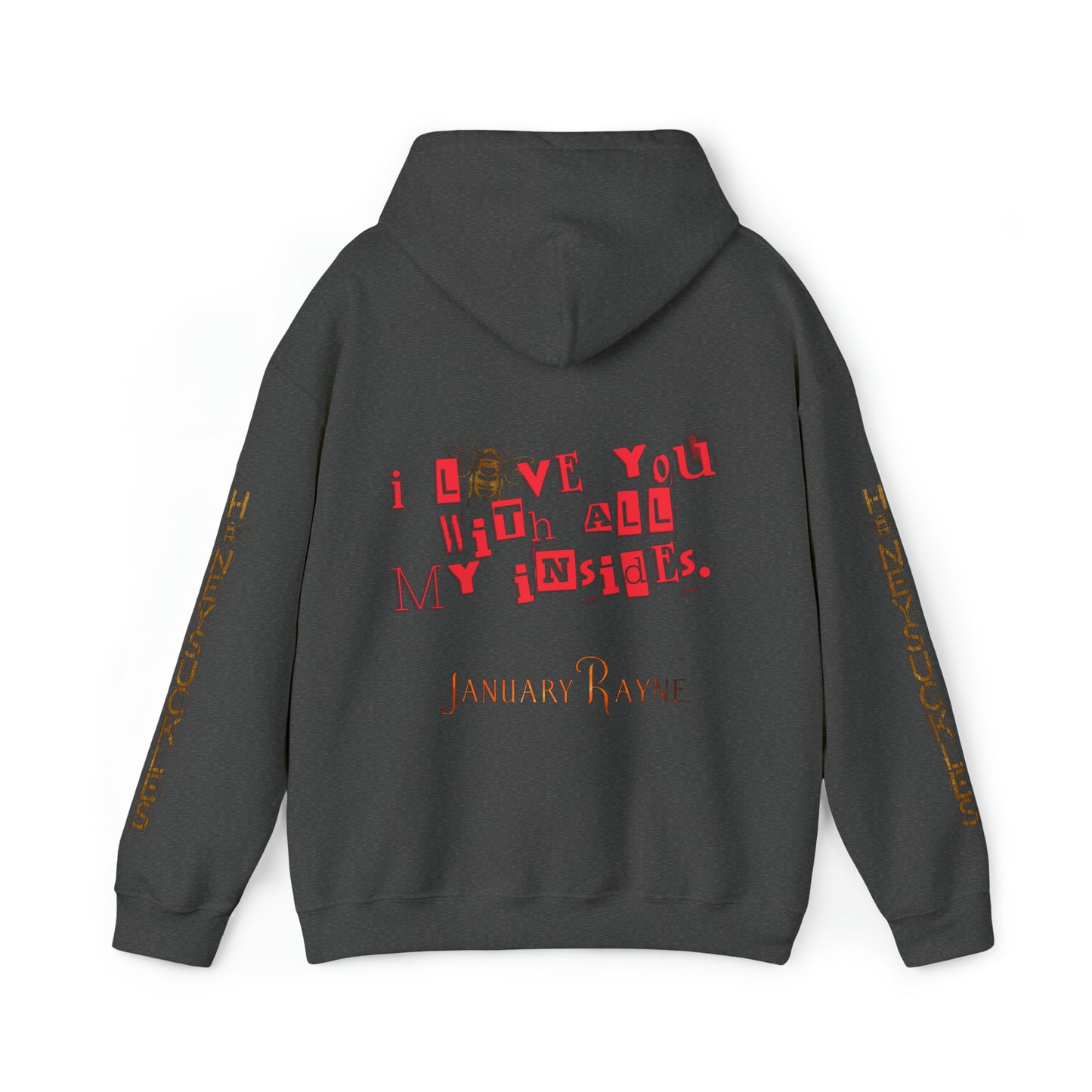 I love you with all my insides Unisex Heavy Blend™ Hooded Sweatshirt