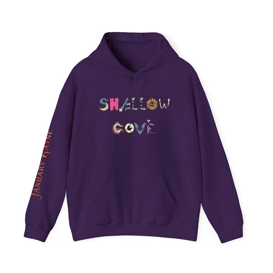 Shallow Cove with white lettering Unisex Heavy Blend™ Hooded Sweatshirt