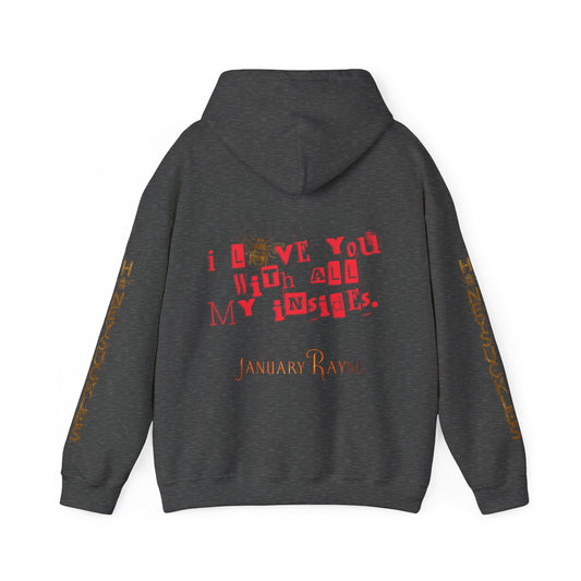 I love you with all my insides Unisex Heavy Blendâ„¢ Hooded Sweatshirt