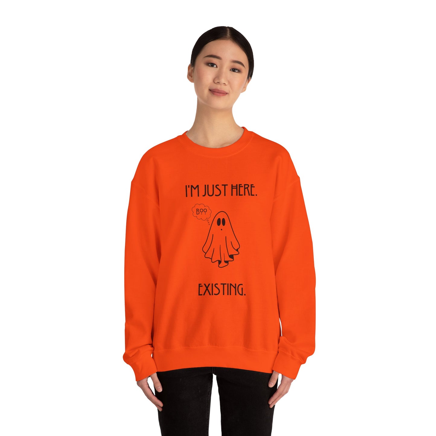 January Quote Lazy Unisex Heavy Blend™ Crewneck Sweatshirt