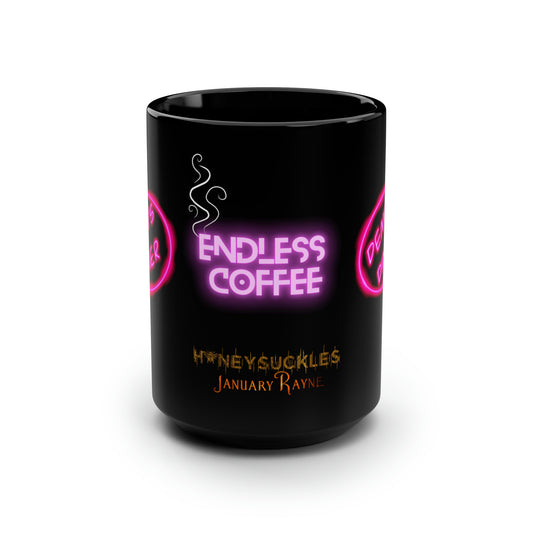 Demi's Diner Black Mug, 15oz