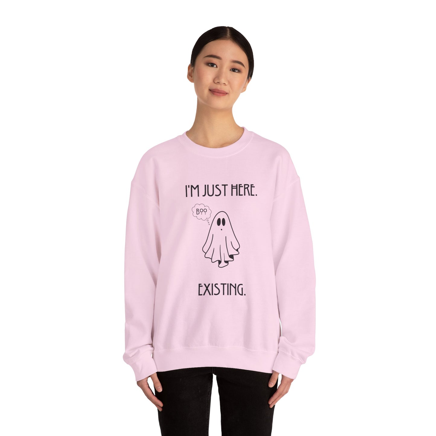 January Quote Lazy Unisex Heavy Blend™ Crewneck Sweatshirt